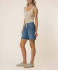 Holly Stripe High Rise Short in Relax Wash