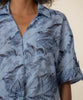 Rebel Linen Shirt in Carlisle Navy
