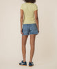Langley Rib Top in Pastel Yellow
