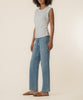 Rayna Banded Tank in Ivory