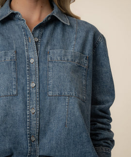 Harley Denim Shirt in Administer Wash