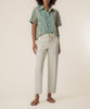 Aida Linen Top in Canterbury Jungle Sand