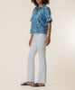 Aida Linen Top in Wolverhampton Navy