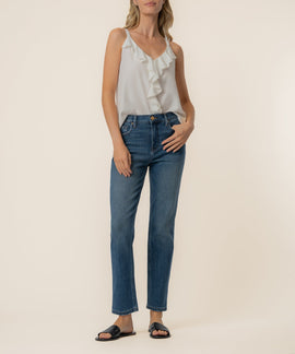 Carmen Sleeveless Top in Cream