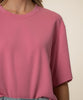 Reina Boxy Tee in Lipstick