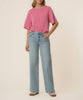 Reina Boxy Tee in Lipstick