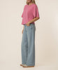 Reina Boxy Tee in Lipstick