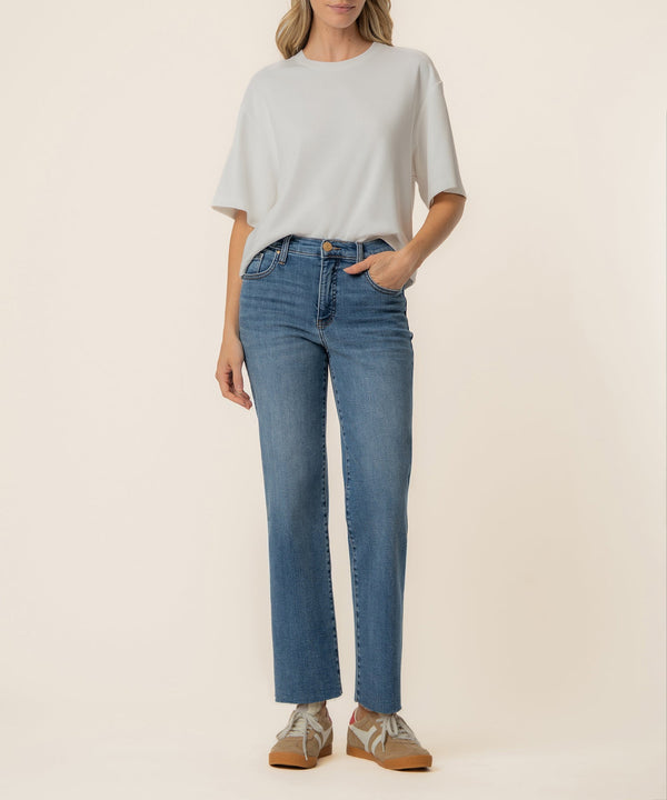 Reina Boxy Tee in White