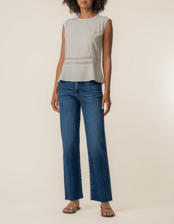 Carly Tank Top in Natural